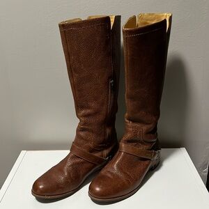 Genuine Leather UGG Riding Boots